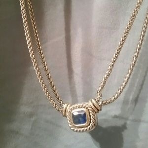 Sapphire Double Rope Necklace